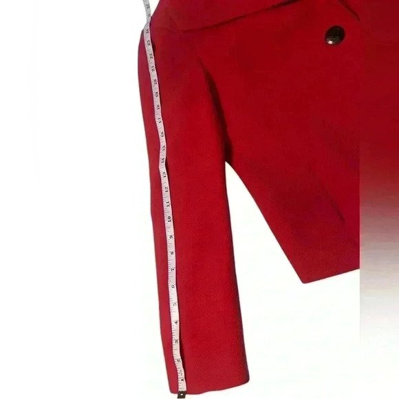 Evan-Picone Women’s size medium pink/red one button blazer. - Picture 7 of 9